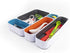 Three By Three Seattle Drawer Organizer Pack of 5, 2", Gray/Sky Blue/Orange (52290)