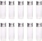 10Pcs Glass Sealed Bottle with Screw Aluminum Cap Clear Tiny Empty Sample Vials Glass Jars Containers Cute Wishes Bottle (15ml)