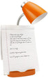 Limelights LD1002-ORG Gooseneck Organizer iPad Stand or Book Holder Desk Lamp, Orange