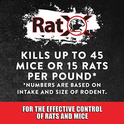 EcoClear Products 620100-6D RatX All-Natural Non-Toxic Humane Rat and Mouse Rodenticide Pellets, 8 oz. Bag
