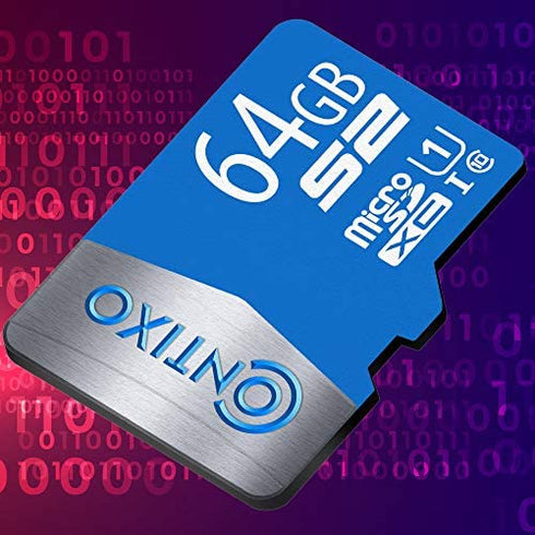 Contixo Micro SD Memory Card - Compatible with Cell Phone, Tablet, Drones, Headphone, Camera, SD Memory Card Up to 95MB/s (64 GB)