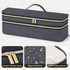 JAYFOND Travel Case for Revlon Hair Dryer Brush Blow Dryer Brush in One, Double-Layer Travel Storage Carrying Bag Compatible with Hot Tools Hot Air Brush & Styling Tools Accessories(Case Only)