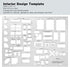 Sooez Architectural Templates, House Plan Template, Interior Design Template, Furniture Template, Drawing Template Kit, Drafting Tools and Supplies, Template Architecture Kit, 1/4 Scale