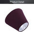 Othmro Lamp Shade 5.12 inch Small Fabric Floor light decoration Replacement Lamp shade for Table Lamp and Floor Light E14 Base Fabric Hand Crafted-Purple (1 PCS)