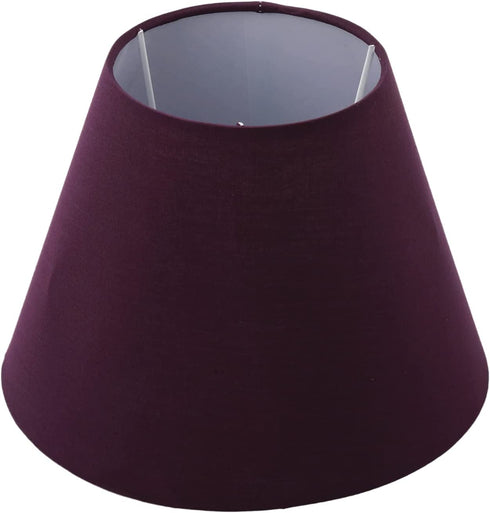 Othmro Lamp Shade 5.12 inch Small Fabric Floor light decoration Replacement Lamp shade for Table Lamp and Floor Light E14 Base Fabric Hand Crafted-Purple (1 PCS)