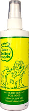 Grannick's Bitter Apple Liquid 1, 8 oz Chewing Deterrent Spray, Anti Chew Behavior Training Aid for Dogs and Cats; Stops Destructive Chewing Licking of Bandages, Paws, Shoes, Fur, Doors and Furniture