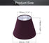 Othmro Lamp Shade 5.12 inch Small Fabric Floor light decoration Replacement Lamp shade for Table Lamp and Floor Light E14 Base Fabric Hand Crafted-Purple (1 PCS)