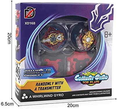 Bay Battle Burst B-92 Starter Sieg Excalibur.1.Ir and B-86 Legend Spriggan 7 Mr Blades with Launcher Stater and Stadium Set High Performance Battling Top (Blue)
