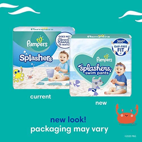 Pampers Splashers Swim Diapers Size L 17 Count