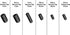 Performance Tool W5232 Vacuum Cap Assortment (80 Piece) , Black