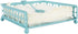 Home Basics Trinity Flat, Turquoise Napkin Holder