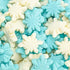 Snowman Guts Blue Raspberry & Marshmallow Flavored Gummy Snowflakes Funny Unique Christmas Tree Stocking Stuffer Gag Birthday Girl, Boy and Teens Candy Gift