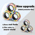 3PCS Magnetic Rings Fidget Toy Set, Idea ADHD Hand Exerciser Fidget Toys, Adult Fidget Magnets Spinner Rings for Anxiety Relief Therapy, Fidget Pack Great Gift for Adults Teens Kids