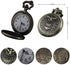 VIGOROSO Vintage Retro Pocket Watch UNITED STATES AIR FORCE Style Bronze Steampunk Chain in Box