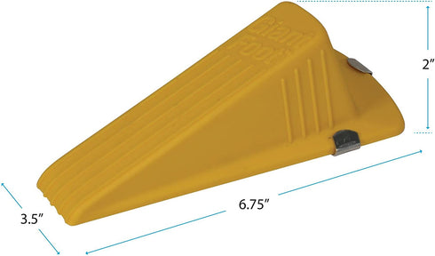 Giant Foot Doorstop, Magnetic, Yellow, 2" x 3.5" x 6.8" (00967)
