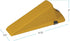Giant Foot Doorstop, Magnetic, Yellow, 2" x 3.5" x 6.8" (00967)