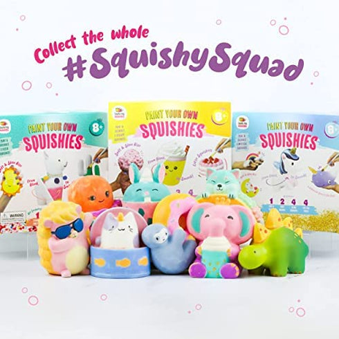 DOODLE HOG Elephant Paint Your Own Squishy Kit. Arts and Crafts for Kids and Girls + Boys , Gifts for Ages 6-8, 9 and 7-12 Year Old
