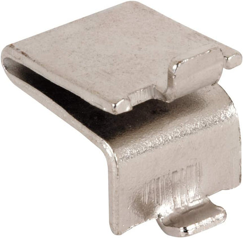 Prime-Line U 10173 Nickel Plated Metal Strip Lock Style Shelf Bracket , Knape and Vogt (8-Pack)
