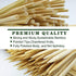 Natural Bamboo Skewers,Wooden Skewers,Skewer ,kebab ,Short Skewers,Wooden Kebab Skewers -Skewers for Fruit Kabobs,Appetizer, Chocolate Fountain, Cocktail More Food (8 inch(100 Pack))