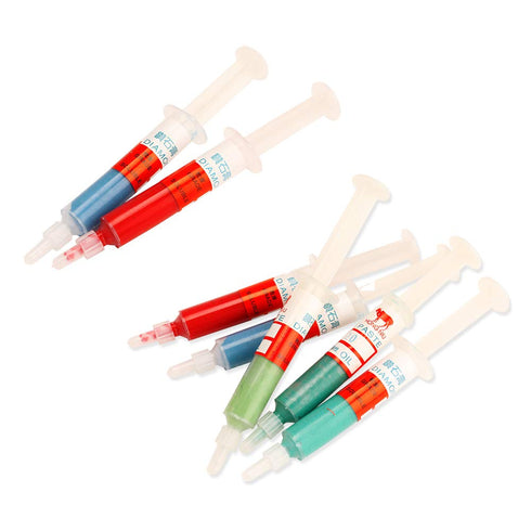 Preamer 7pcs 5 Gram Diamond Abrasive Paste Needle Tube Grinding Polishing Lapping Compound for Fine to Final Polishing for Jewelry, Metal, Ring, Gemstone, Glass, Grits 1000# 10000#