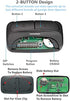 Universal 2-Button Garage Door Opener Remote, Works with Chamberlain, LiftMaster, Craftsman, Genie, DIP Switch and More, Replacement for Clicker KLIK1U 375UT 373LM 973LM 893LM 893MAX