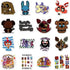 SPIRO Five Nights at Fredd_ys Stickers 100PCS FNAF Stickers Cool Gaming Stickers Vinyl Waterproof Stickers for Teens Adults Laptop Water Bottles Skateboard Birthday Party Supplies
