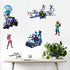 Game Wall Stickers Wall Decor Peel, Game Stick Poster Decals, Vinyl Wallpaper for Rooms