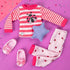 Glitter Girls - Ladybug Shimmer Pajama Top & Pant Regular Outfit - 14-inch Doll Clothes & Accessories Toys