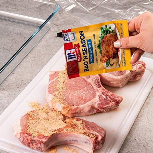 McCormick Bag 'n Season Pork Chops Cooking Bag & Seasoning Mix, 1.06 oz