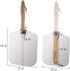 Premium Aluminum Pizza Peel With Foldable Oaken Handle, 12 x 14, Convenient To Store, Good Helper For Baking, Homemade Pizza And Bread