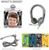 ONANOFF Galaxy, Volume-Safe Kids School and Gaming Headset with Microphone, Perfect for PS4, Xbox One, Nintendo Switch, or Computer, Grey