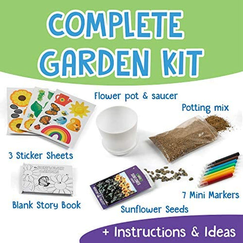 Creativity for Kids Sunflower Garden - Sunflower Growing Kit - Garden Set for Girls and Boys