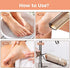 Foot File Foot Scrubber Pedicure - Callus Remover for Feet Easkep Professional Foot Grater Rasp Foot Scraper Corns Callous Removers Dry Skin Cracked Dead Skin Remover for Dry and Wet Feet (Golden)