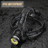 Headlamp, 2 in 1 Newest T6 Spot Zoomable+COB Board Flood Hardhat Light, 6000 Lumen Waterproof USB Rechargeable Hard Hat Head Lamp, Up-Close Work HeadLight with 4 Clips for Outdoor Camping Hunting