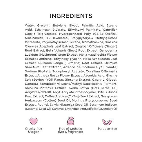 Sweet Chef Superfood + Vitamins Moisture Boost - Moisturizing Whipped Vitamin Facial Cream with Hyaluronic Acid, Ginger, Vitamin C + Antioxidants for a Bright, Hydrated Glow (50ml / 1.69 fl oz)