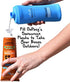GoPong Shampoo & Conditioner Stealth Flasks (Set of 2 16oz Bottles) with 6 Safety Seals for Cruises, Dorms & More