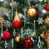 FEPITO 57 PCS Acrylic Christmas Decoration Acrylic Snowflake Icicles Christmas Icicle Snowflake with Crystal Line Ornaments Set for Christmas Tree Decorations