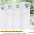 NICETOWN Waterproof Outdoor Sheer Curtain Panel Extra Wide and Long W100 x L108, Voile Soft Sheer Public Divider with Stainless Silver Grommet for Patio/Porch, 1 Panel with Rope Tieback, White