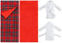 3 Pieces Christmas Sleeping Bags Accessory Elf Doll Sleeping Bag and 3 Pieces White Bathrobes for Elf Doll Red Green Plaid Sleeping Bag for Elf Doll Decorations, 3 Styles (Doll is not Included)