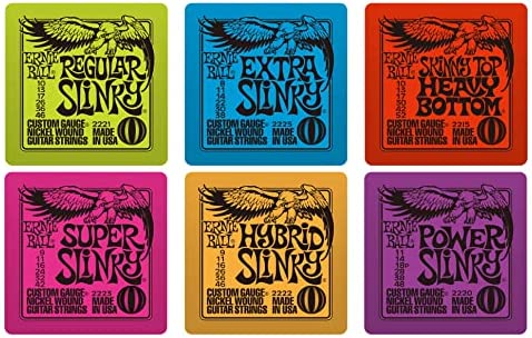 Ernie Ball Slinky Coasters, Pack of 6