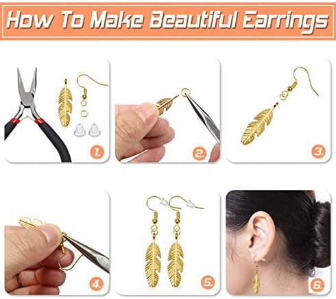 TOAOB 140pcs Earring Hooks Hypoallergenic 925 Sterling Silver Fish Hooks Ear Wires with Ball and Coil 7 Colors 18mm Nickel Free Earring Parts with Earring Backs for DIY Jewelry Making
