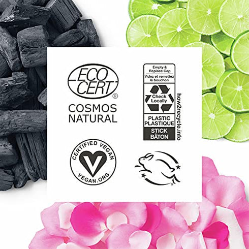 Schmidt's Aluminum Free Natural Deodorant for Women and Men, Charcoal & Magnesium with 24 Hour Odor Protection, Certified Natural, Vegan, Cruelty Free, 1.7 Oz (Pack of 2)