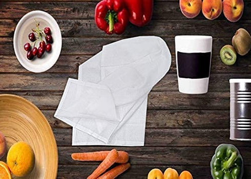 RUVANTI 12 Pack Extra Large Flour Sack Dish Towels (28"x28") 100% Cotton Reusable Un Paper Towels/Tea Towels. Dish Cloths are Highly Absorbent. Perfect for Dish Drying, Cleaning, Diaper, Embroidery.