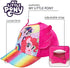 Hasbro Little Girls My Little Pony Cotton Baseball Cap, Rainbow Dash, Dimensional Ears, Age 4-7, Size Age 2-4, My Little Pink