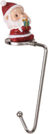 Rotatable Christmas Stocking Holders Set of 4 Mantel Metal Hooks Stocking Hanger for Fireplace Xmas Non-Slip Safety Hang Grip Fireplace Hook for Christmas Party Decoration (4)