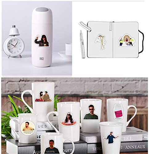 50pcs TV Show New Girl Vinyls Stickers Laptop Sticker Waterproof Stickers Luggage Skateboard Water Bottle Stickers Decal Bicycle Bumper Snowboard Decorate Gift for Kid ?New Girl?