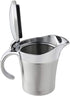 Double Insulated Gravy Boat - Stainless Steel Sauce Jug with Hinged Lid Hinged Lid Ideal for Gravy or Cream at Thanksgiving (450ML/16 OZ)