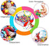 Eocolz Kids Ball Pit Large Pop Up Childrens Ball Pits Tent for Toddlers Playhouse Baby Crawl Playpen with Basketball Hoop and Zipper Storage Bag, 4 Ft/120CM, Balls Not Included