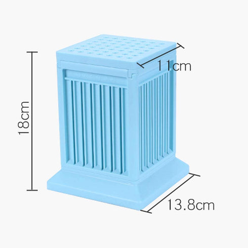 COOSKIN Small 18 cm Barbecue Skewers Meat Skewer Tool 49 Hole Kebab Making Box BBQ Grill Beef Meat Slicer Kebab Brochette Maker Kit