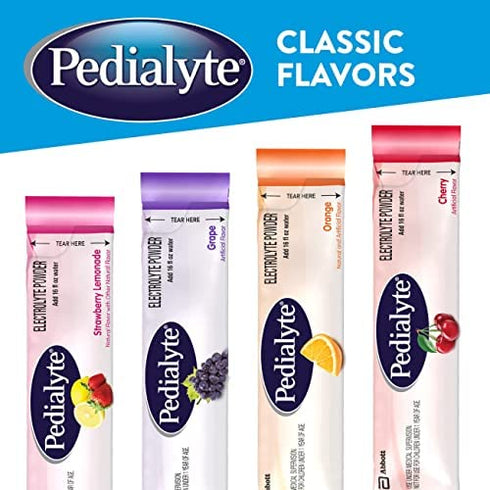 Pedialyte Electrolyte Powder Packets, Strawberry Lemonade, Hydration Drink, 6 Single-Serving Powder Packets